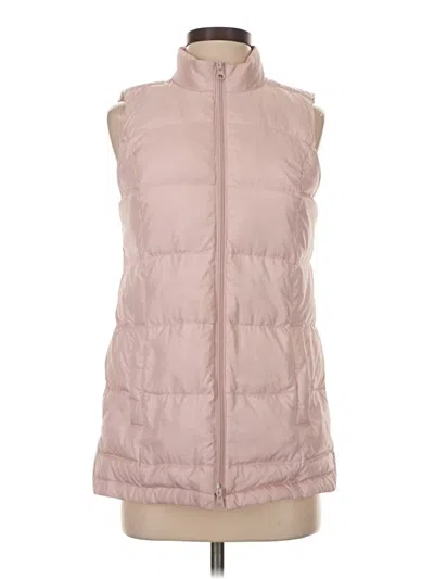 Pre-owned Jjill Vest In Pink