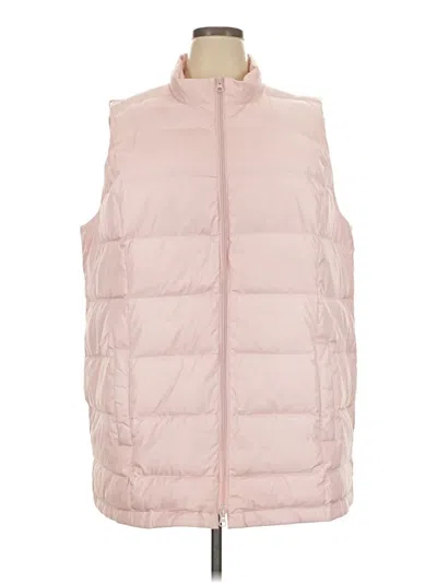 Pre-owned Jjill Vest In Pink