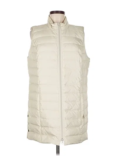 Pre-owned Jjill Vest In White