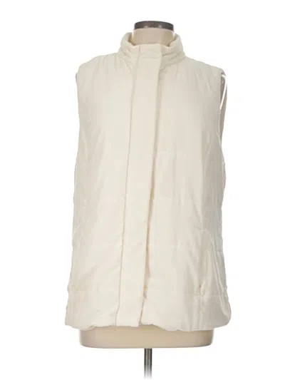 Pre-owned Jjill Vest In White