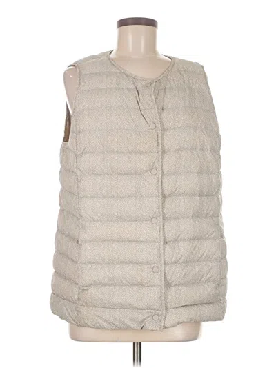Pre-owned Jjill Vest In White