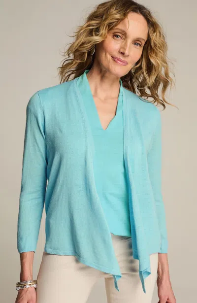 Jjill J.jill Wearever 4-in-1 Cardi In Blue