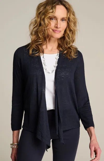 Jjill J.jill Wearever 4-in-1 Cardi In Navy Blue