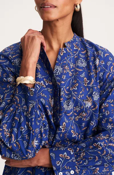 Jjill J.jill Wearever A-line Printed Popover In Black