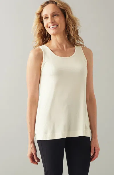 Jjill J.jill Wearever A-line Tank In Cream