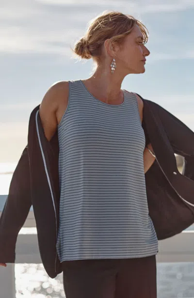 Jjill J.jill Wearever A-line Tank In Zinc Multi