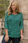 Jjill J.jill Wearever Ballet-sleeve Crew-neck Top
