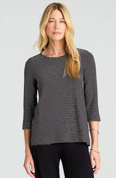 Jjill J.jill Wearever Ballet-sleeve Crew-neck Top In Multi