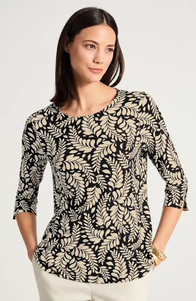 Jjill Wearever Ballet-sleeve Crew-neck Top