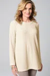 JJILL J.JILL WEAREVER BOAT-NECK CHENILLE TUNIC