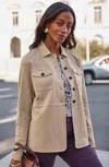 Jjill J.jill Wearever Double-face Jersey Buttoned Jacket In Multi