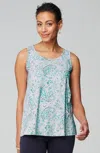 Jjill J.jill Wearever Easy A-line Tank In Zinc Paisley Flourish