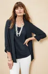 Jjill J.jill Wearever Easy-care Drape-front Jacket