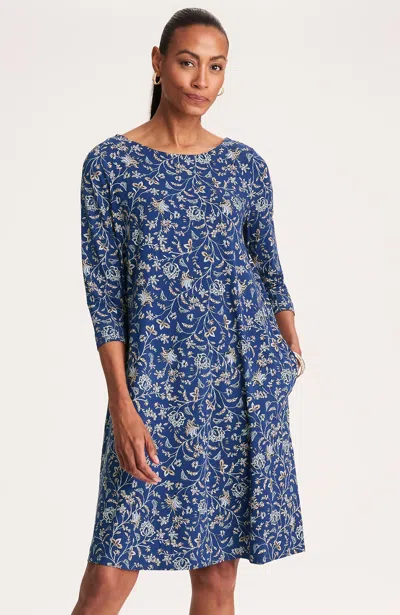 Jjill J.jill Wearever Knit Pleat-back Dress