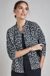 Jjill J.jill Wearever Leopard-pattern Cardi In Multi