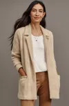 Jjill J.jill Wearever Luxe Soft Plaid Sweater-jacket In Cream,light Toffee