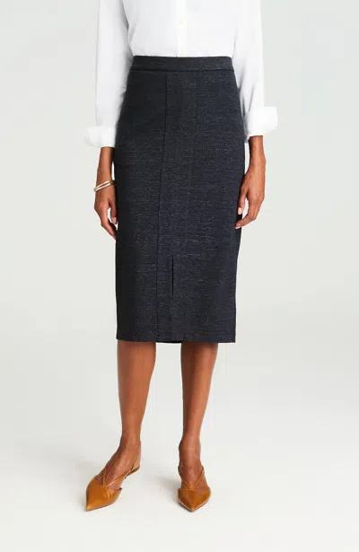 Jjill J.jill Wearever Midi Pencil Skirt In Blue