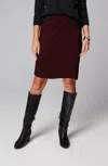 Jjill J.jill Wearever Pencil Skirt In Bordeaux,black
