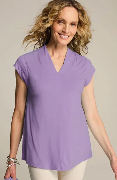 Jjill J.jill Wearever Slub-knit Cap-sleeve Top