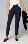 Jjill J.jill Wearever Smooth-fit Classic Slim-leg Pants In Navy Blue