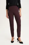 Jjill J.jill Wearever Smooth-fit Classic Slim-leg Pants In Purple