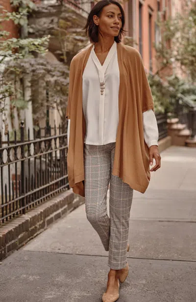 Jjill J.jill Wearever Smooth-fit Jacquard Slim-leg Pants In Barley Multi