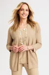 Jjill J.jill Wearever Soft Open-front Cardi