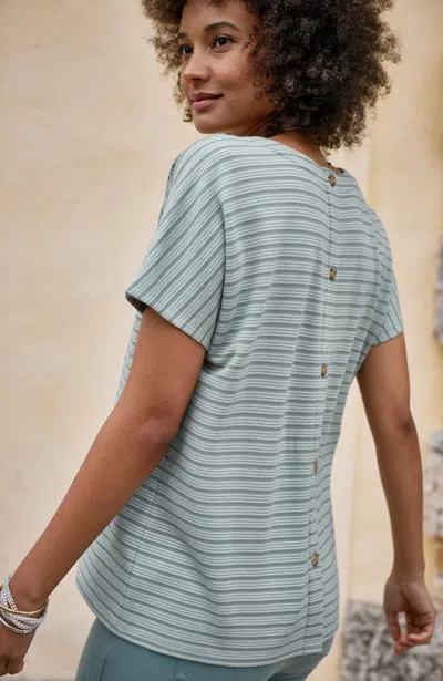 Jjill J.jill Wearever Textured Button-back Top