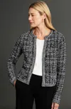 Jjill J.jill Wearever Textured Sweater-jacket In Multi