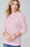 Jjill J.jill Windsor Sweater In Misty Lilac