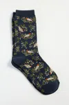 Jjill J.jill Woodland Animals Crew Socks In Multi