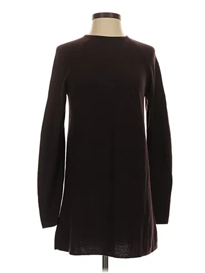 Pre-owned Jjill Wool Pullover Sweater In Black