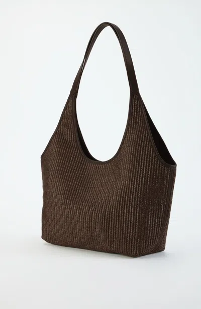 Jjill Woven Hobo Bag In Brown