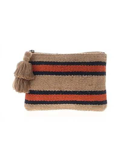 Pre-owned Jjill Wristlet In Tan