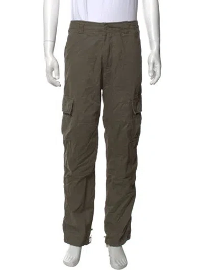 Pre-owned Jjjjound Cargo Pants In Green