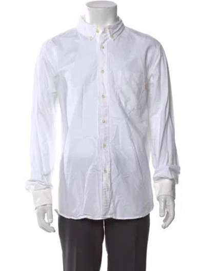 Pre-owned Jjjjound Long Sleeve Shirt In White