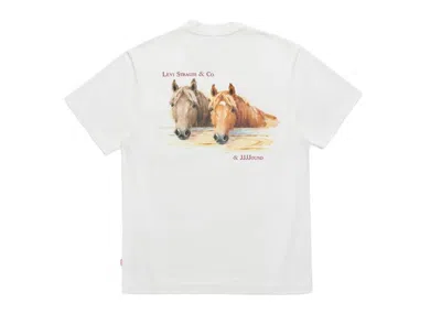Pre-owned Jjjjound X Levi's Tee Shirt In White