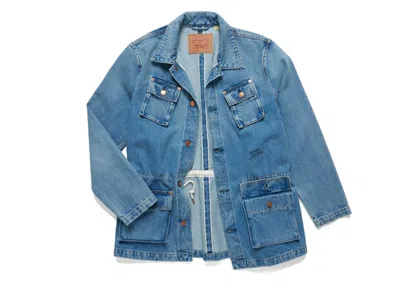 Pre-owned Jjjjound X Levi's Utility Jacket In Medium Wash