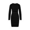 Jjonathan Simkhai X Wolford Contoured Ribs Dress In Black