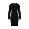 Jjonathan Simkhai X Wolford Contoured Ribs Dress In Black