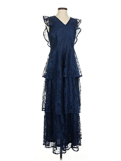 Pre-owned Jj's House Cocktail Dress In Blue