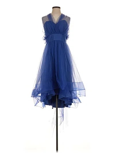 Pre-owned Jj's House Cocktail Dress In Blue