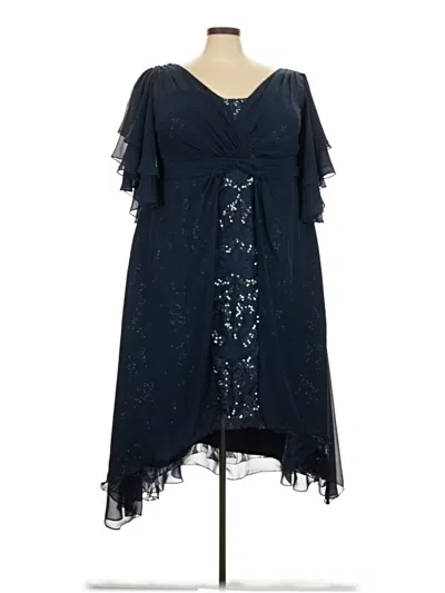 Pre-owned Jj's House Cocktail Dress In Blue