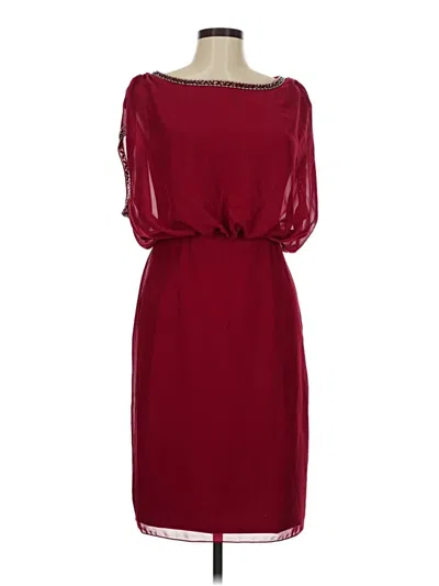 Jj's House Cocktail Dress In Burgundy