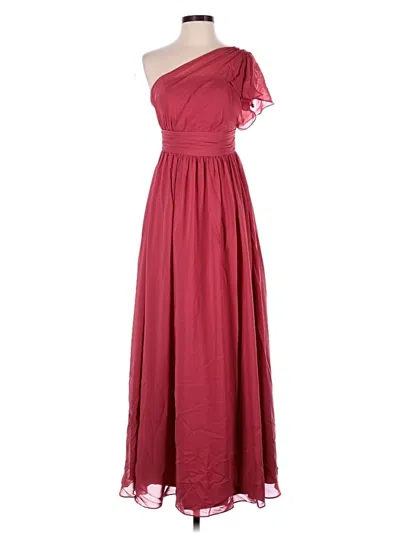 Pre-owned Jj's House Cocktail Dress In Burgundy