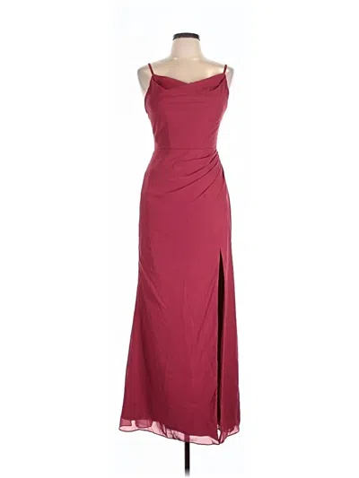 Jj's House Cocktail Dress In Burgundy