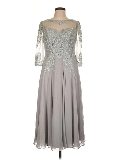 Pre-owned Jj's House Cocktail Dress In Gray