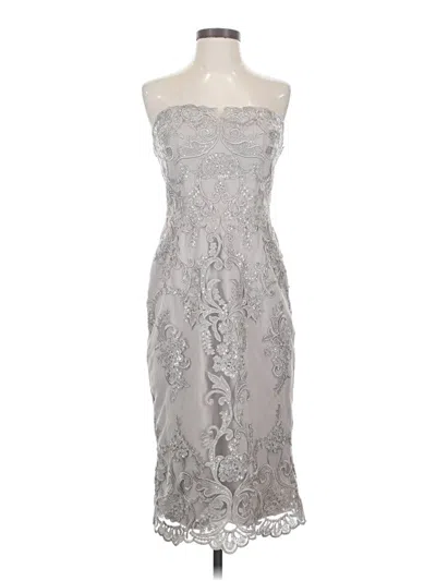 Pre-owned Jj's House Cocktail Dress In Gray