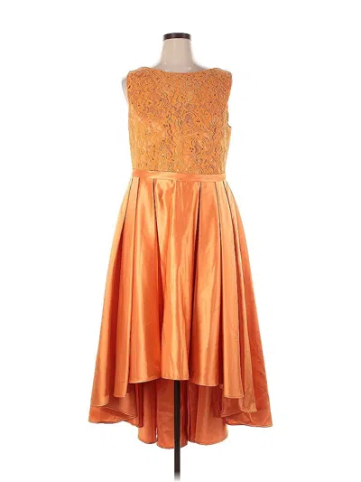 Pre-owned Jj's House Cocktail Dress In Orange