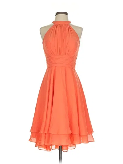 Pre-owned Jj's House Cocktail Dress In Orange